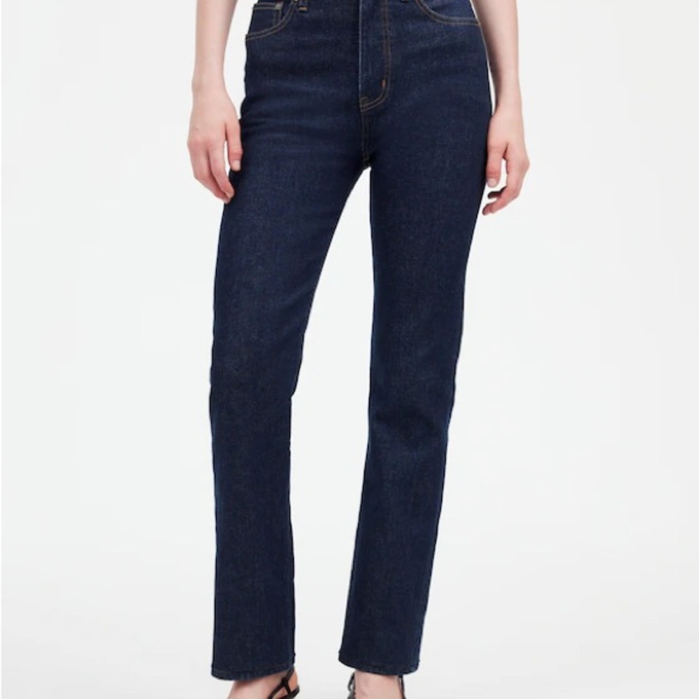 Madewell Dark Blue The '90s Straight Jean